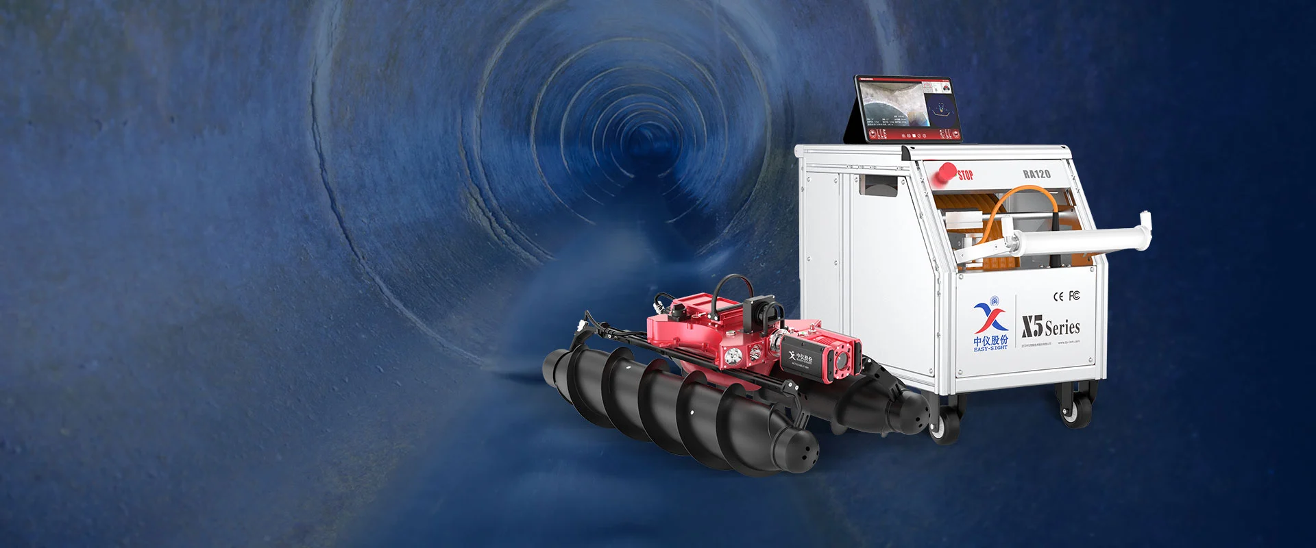 X5-HR CRAWLER TIPO DE PARAFUSO